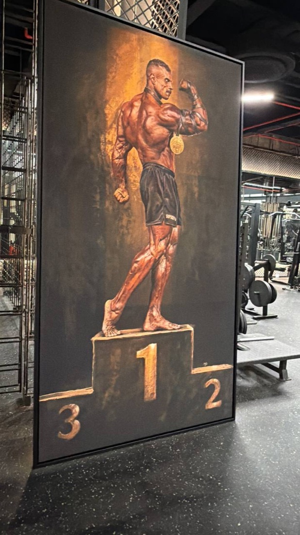 SHPOOOV gym mural